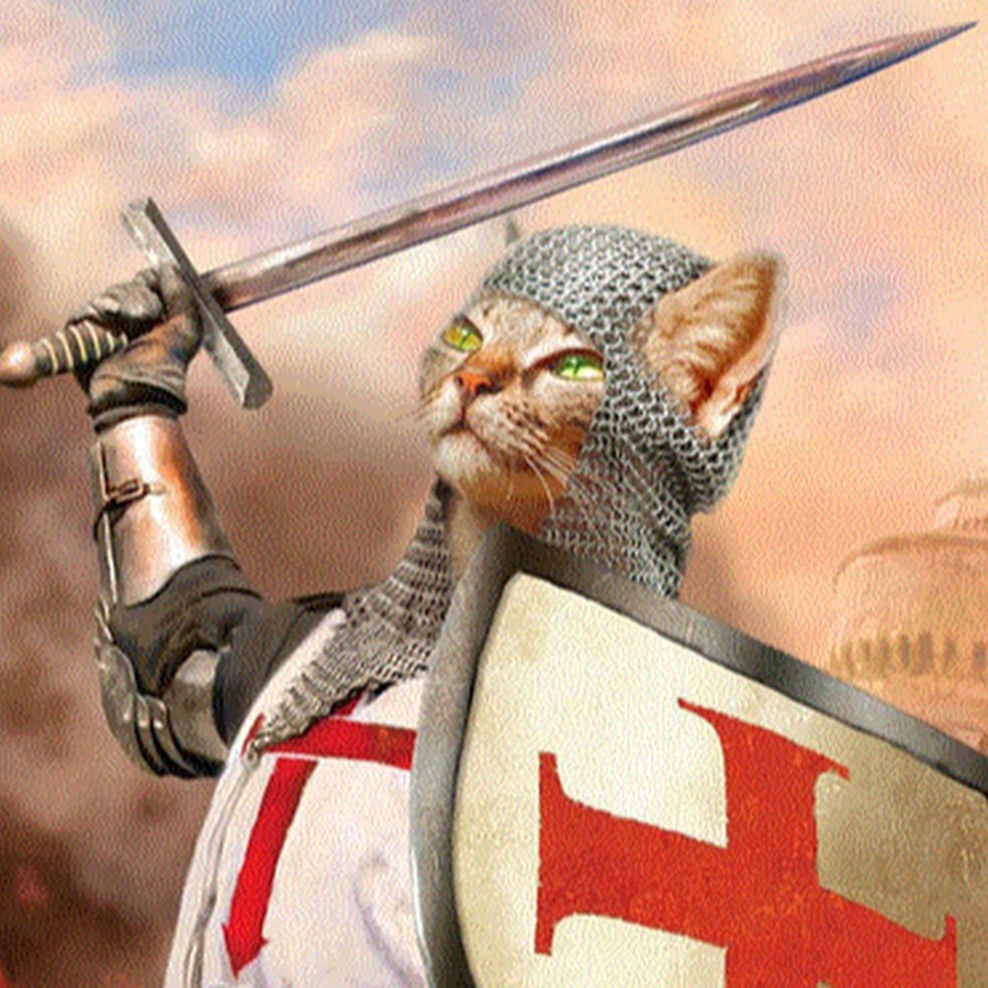 Крестоносец арт Deus Vult