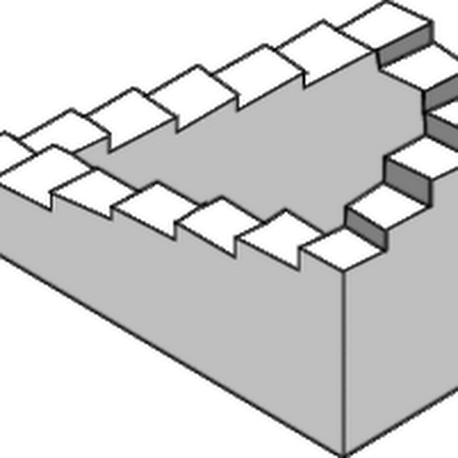 Лестница пенроуза как сделать - фото