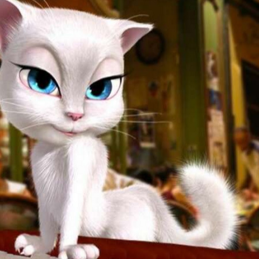 Картинки анжелы. Talking Angela. Анжела кошка арт. Кошка Анжела и том. Талкинг Анжела арт.