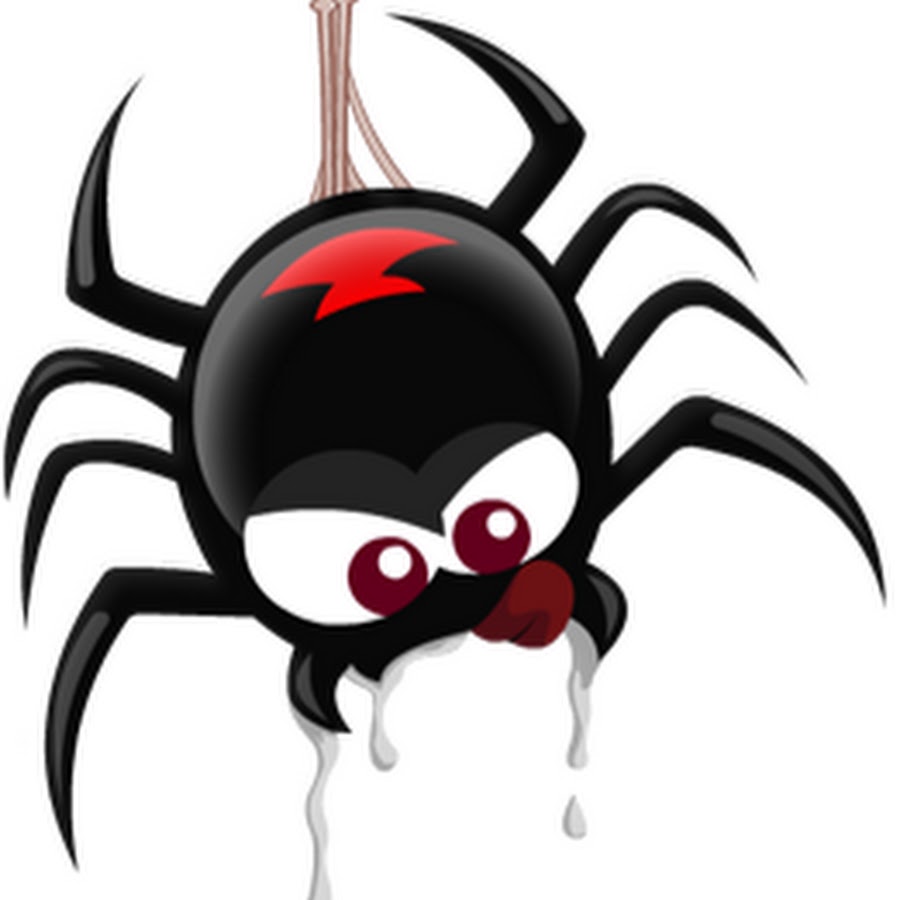 Злобный паучок. Паучок мультяшный. Паутина черная. Огромный паук. Включи злого паука.