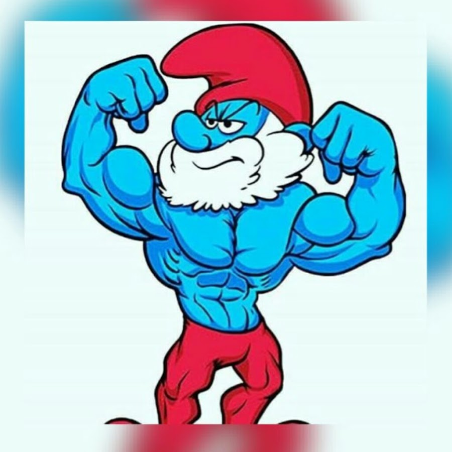 Muscle papa smurf