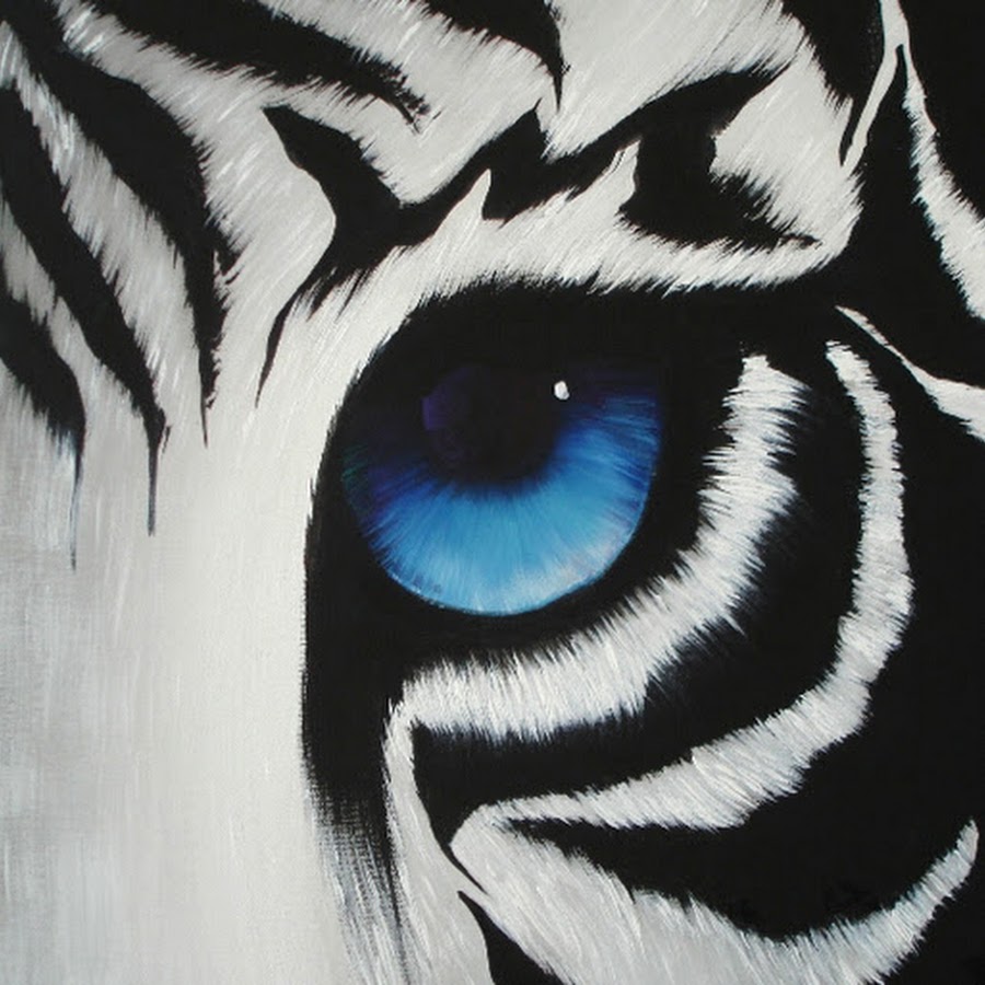 Глаза тигра рисунок