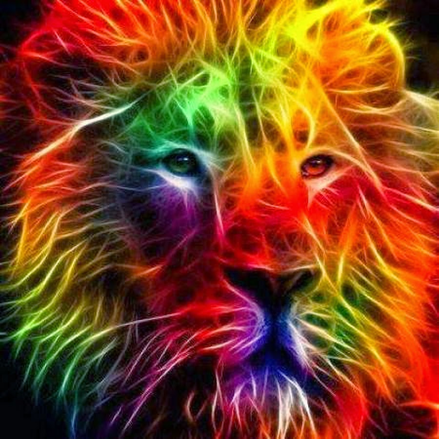 Разноцветный Лев