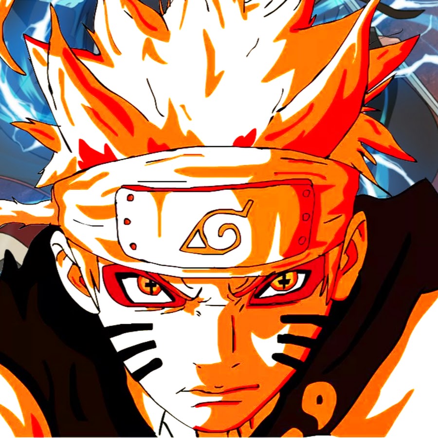 Рисунок наруто в режиме отшельника