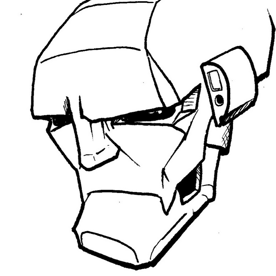 Лицо робота рисунок для детей