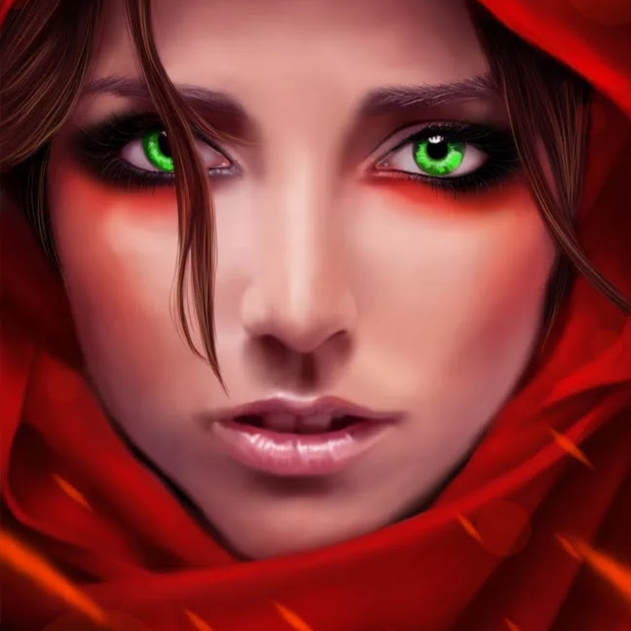 ведьма с зелеными глазами