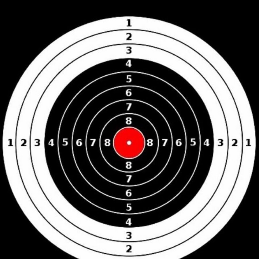 Картинка мишени для стрельбы из воздушки