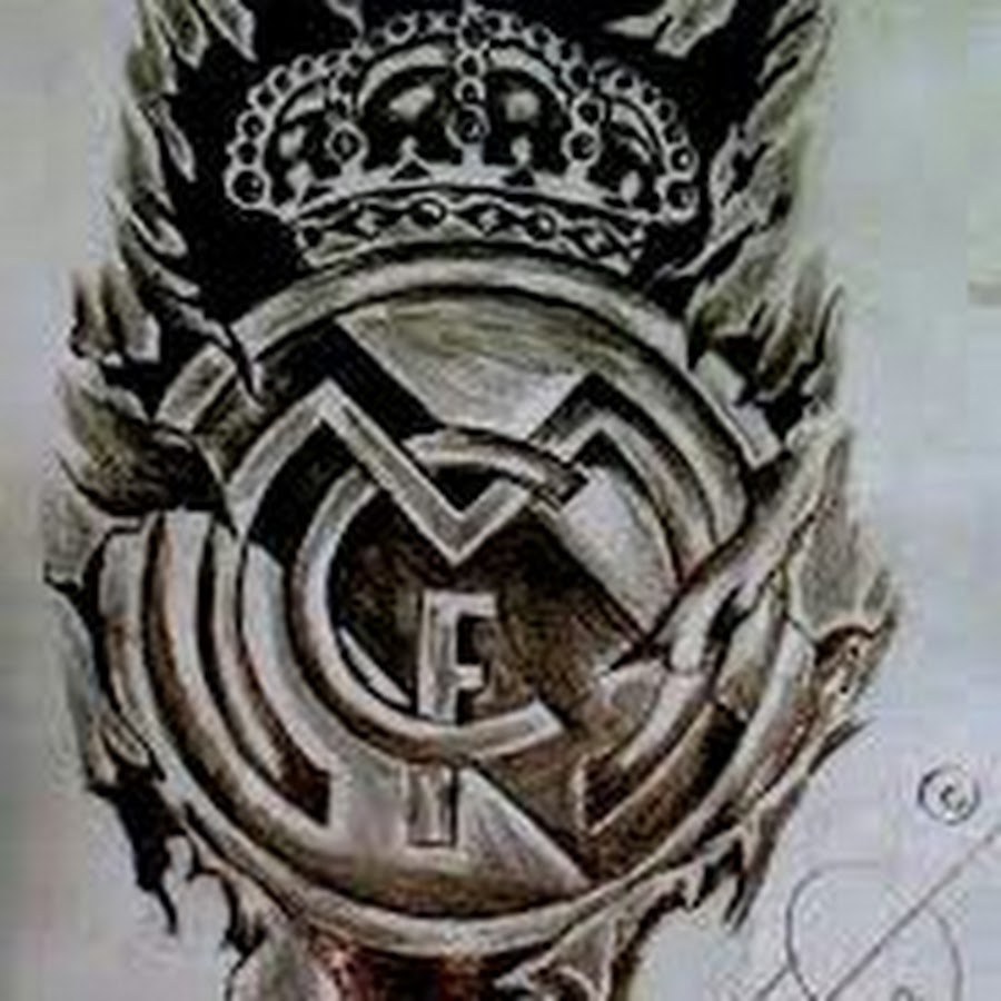 Тату эскиз реал мадрид