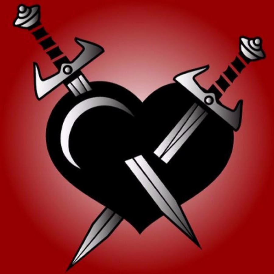 Нож в сердце рисунок