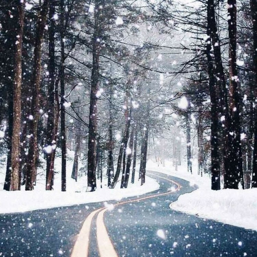 Снег на аву