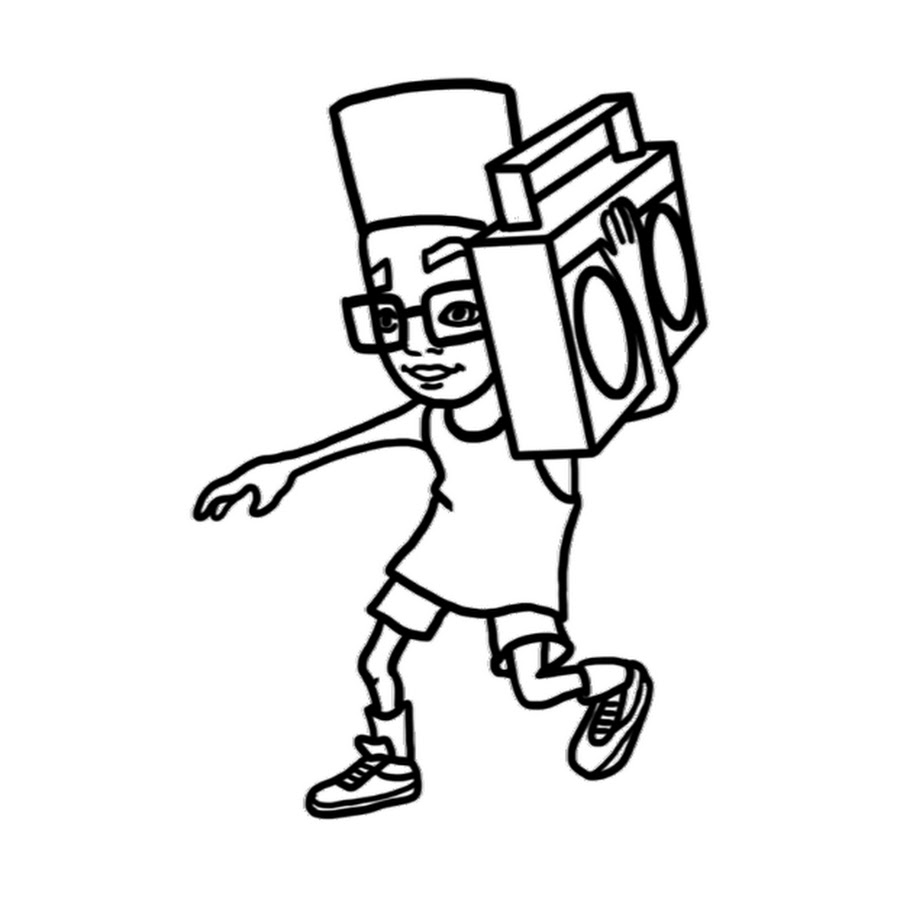 Сабвей серф рисунки для срисовки