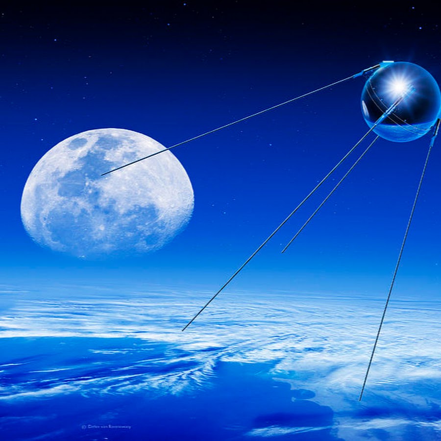 Картинки первых спутников. Спутник земли Спутник-1. Спутник-1 искусственный Спутник. Первый искусственный Спутник земли. Первый Спутник в космосе.