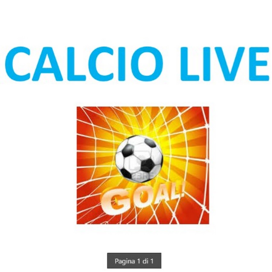 Calcio Live - YouTube