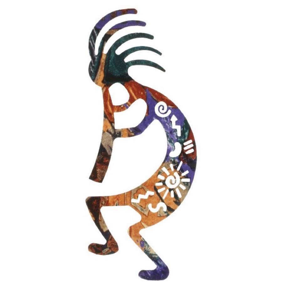 Эскиз тату кокопелли