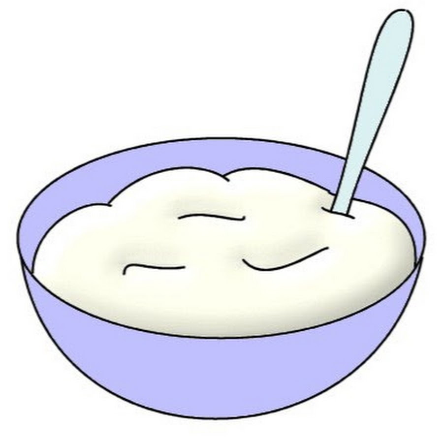 Тарелка с кашей картинка для детей на прозрачном фоне