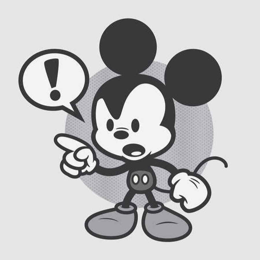 Эскизы тату микки маус злой