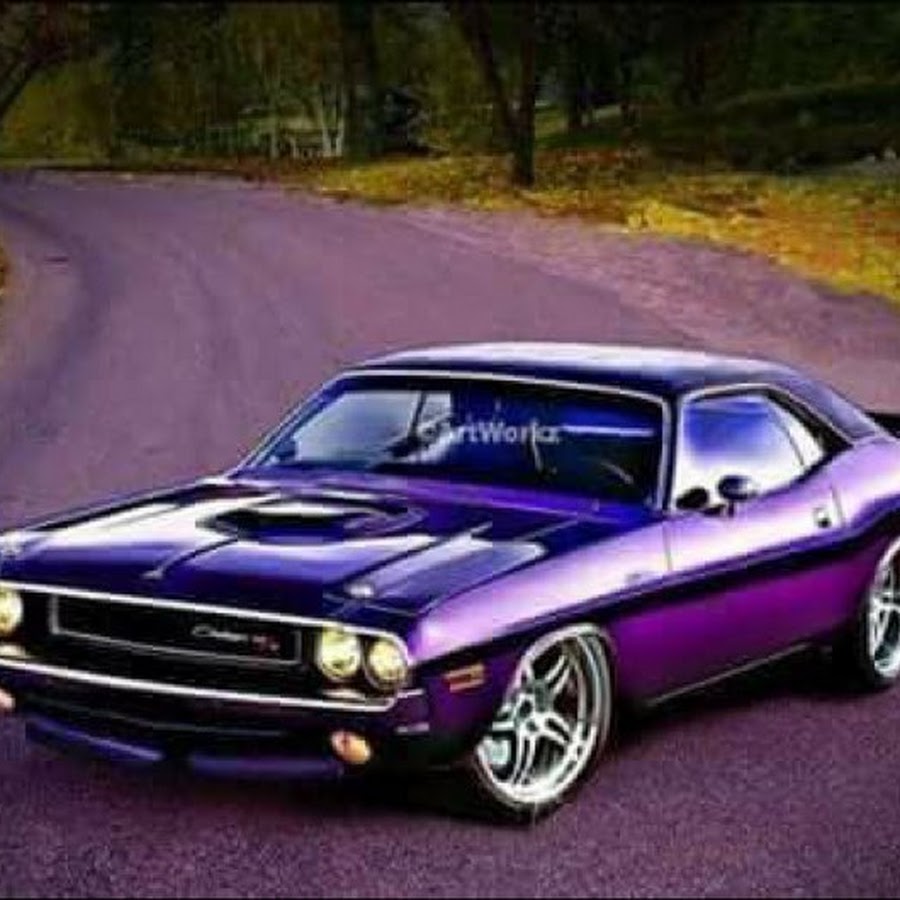 Dodge Challenger 1969 фиолетовый