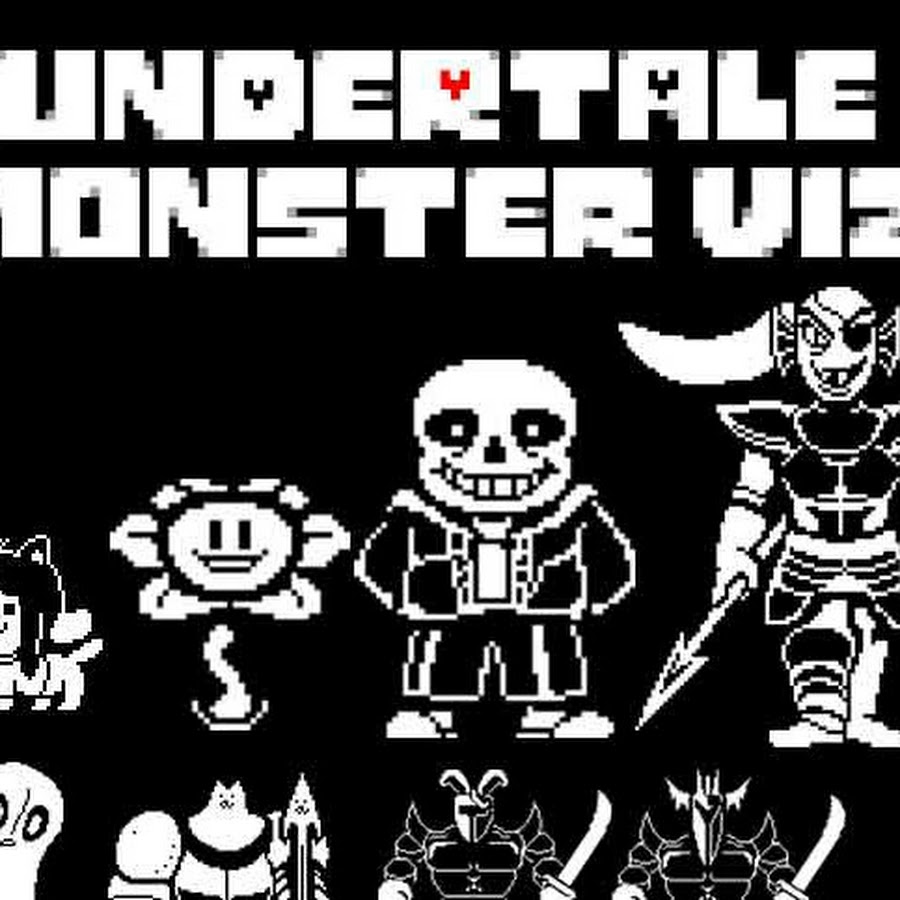 Картинка всех монстров из андертейл