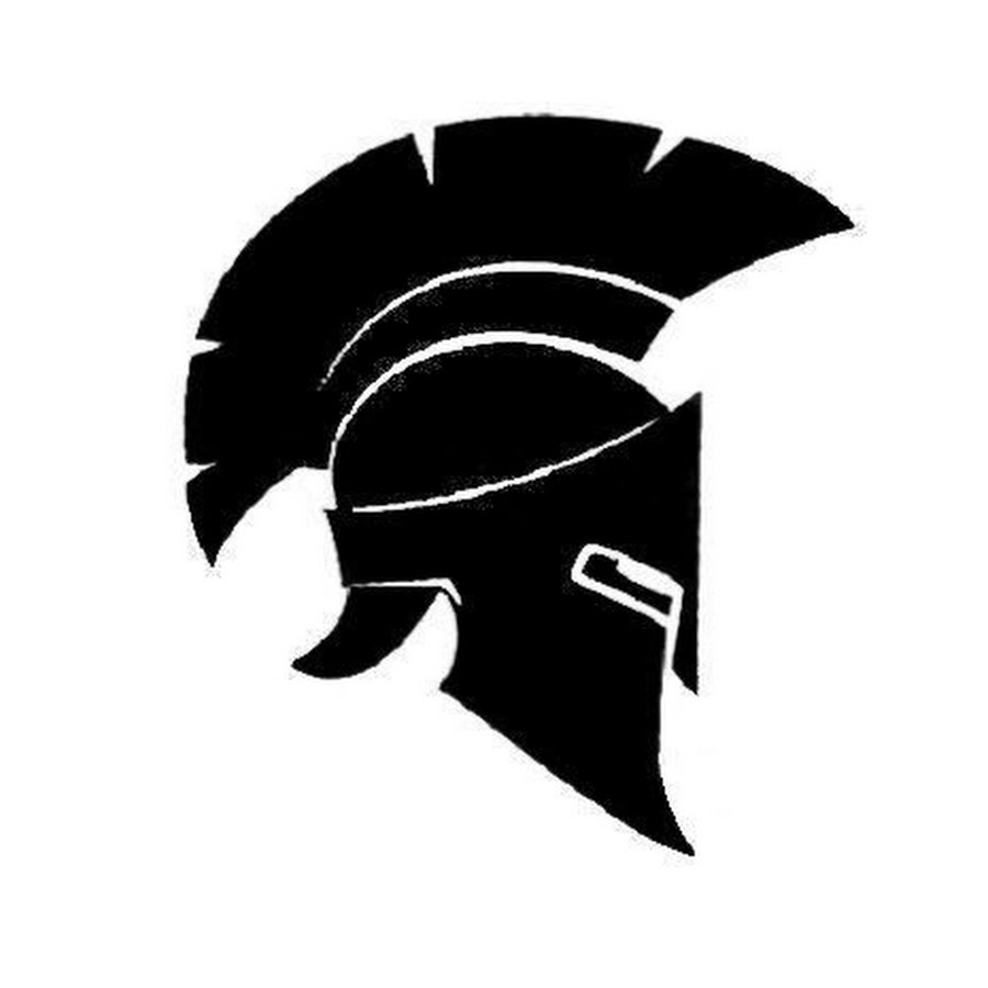 Эскиз тату шлем гладиатора