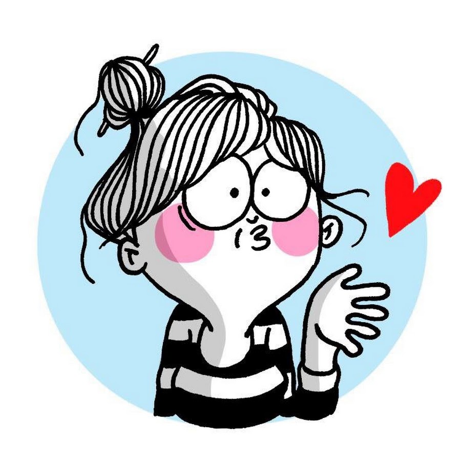 Рисованные девочки картинки смешные