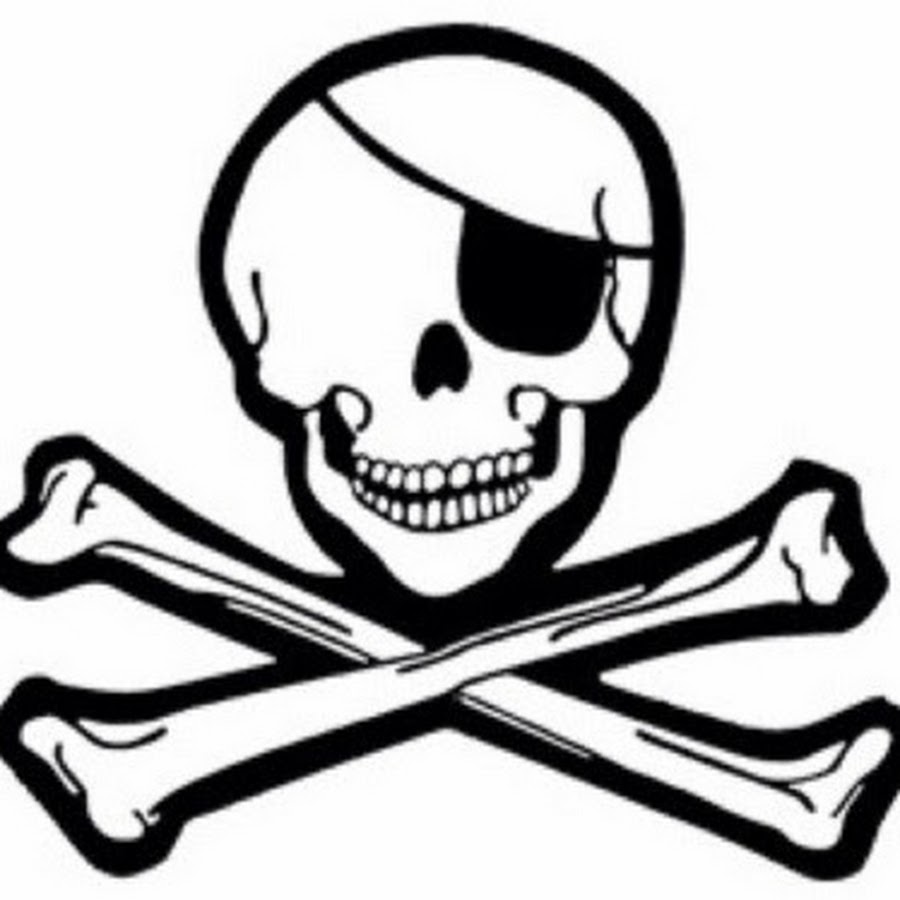Пиратская черная метка рисунок распечатать