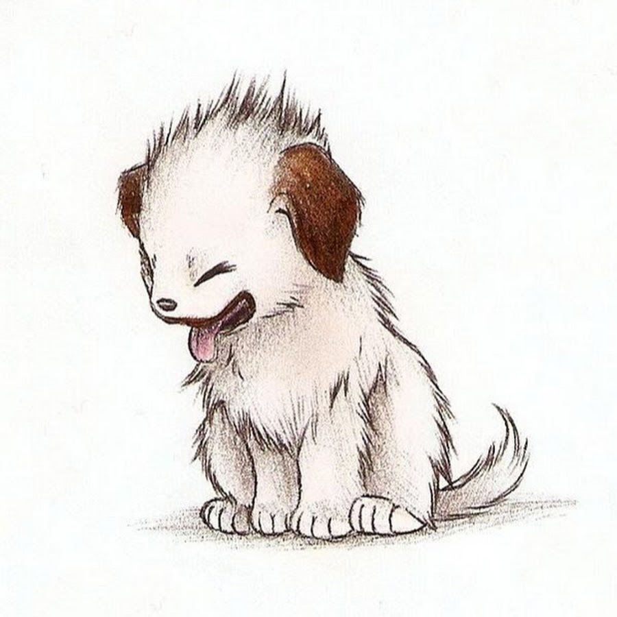 Рисунки для срисовки собачки милые