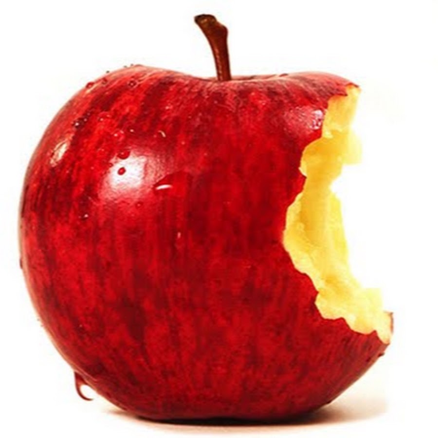 Надкушенное яблоко