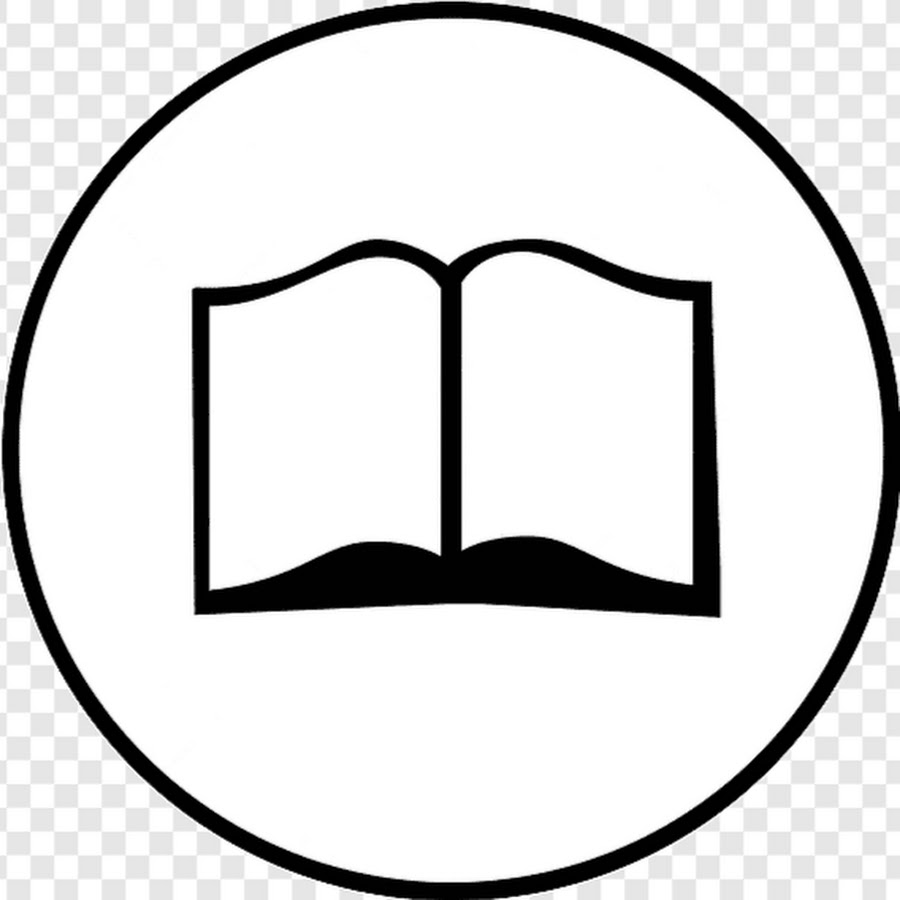Иконка книга в круге