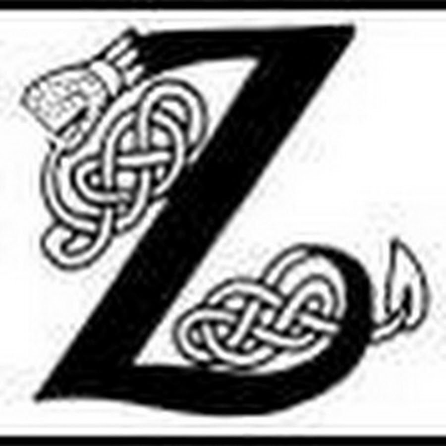 Символ z рисунки. Кельтский узор буквы. Кельтские узоры буквы z. Кельтская буквица. Символ z.