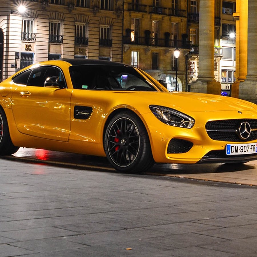 Mercedes Benz AMG gt Р¶РµР»С‚С‹Р№