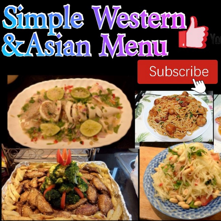 Simple Western And Asian Menu Youtube