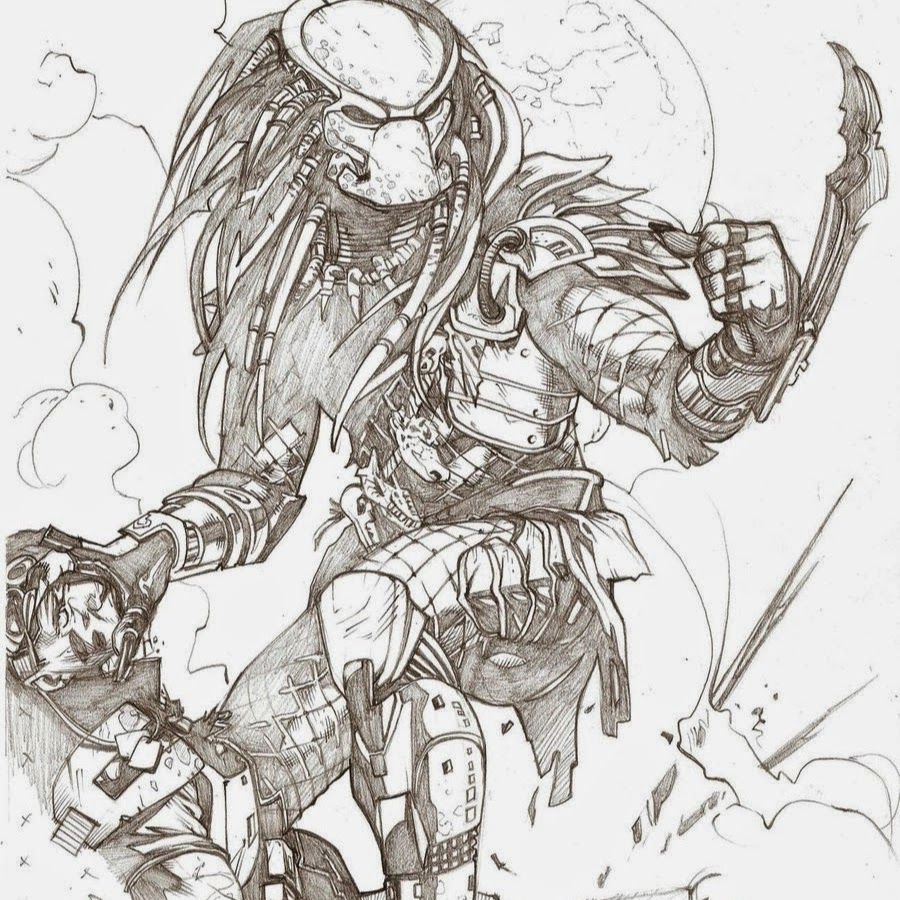 Хищник тату эскизы