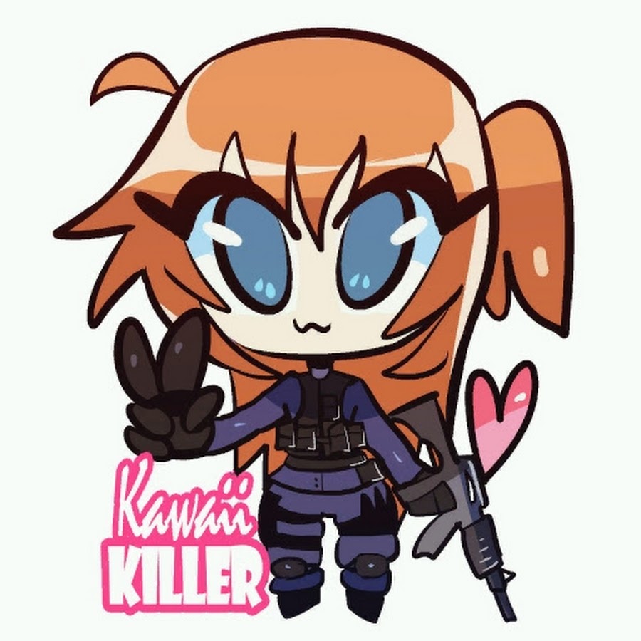 Наклейки kawaii Killer КС го