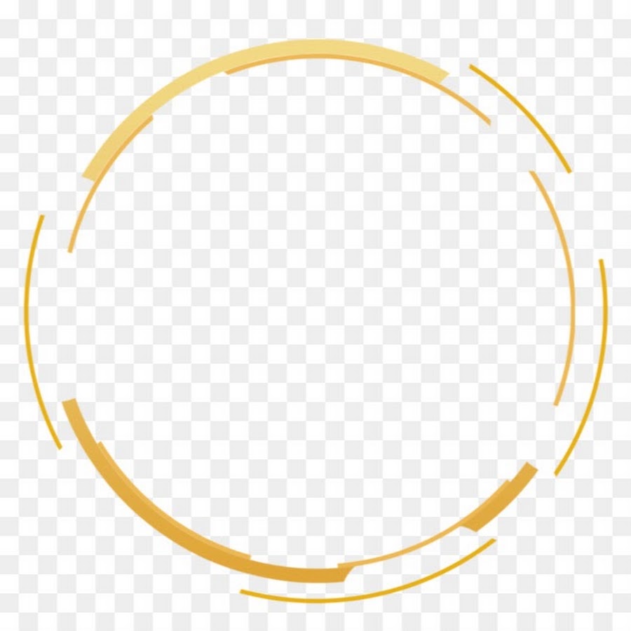 Round lines. Круглая обводка. Желтая круглая рамка. Красивый круг. Рамка круглая тонкая.
