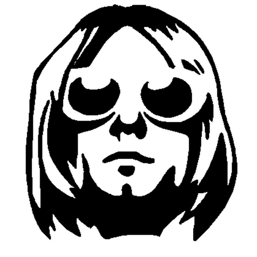 Наклейка (стикер) Kurt Cobain