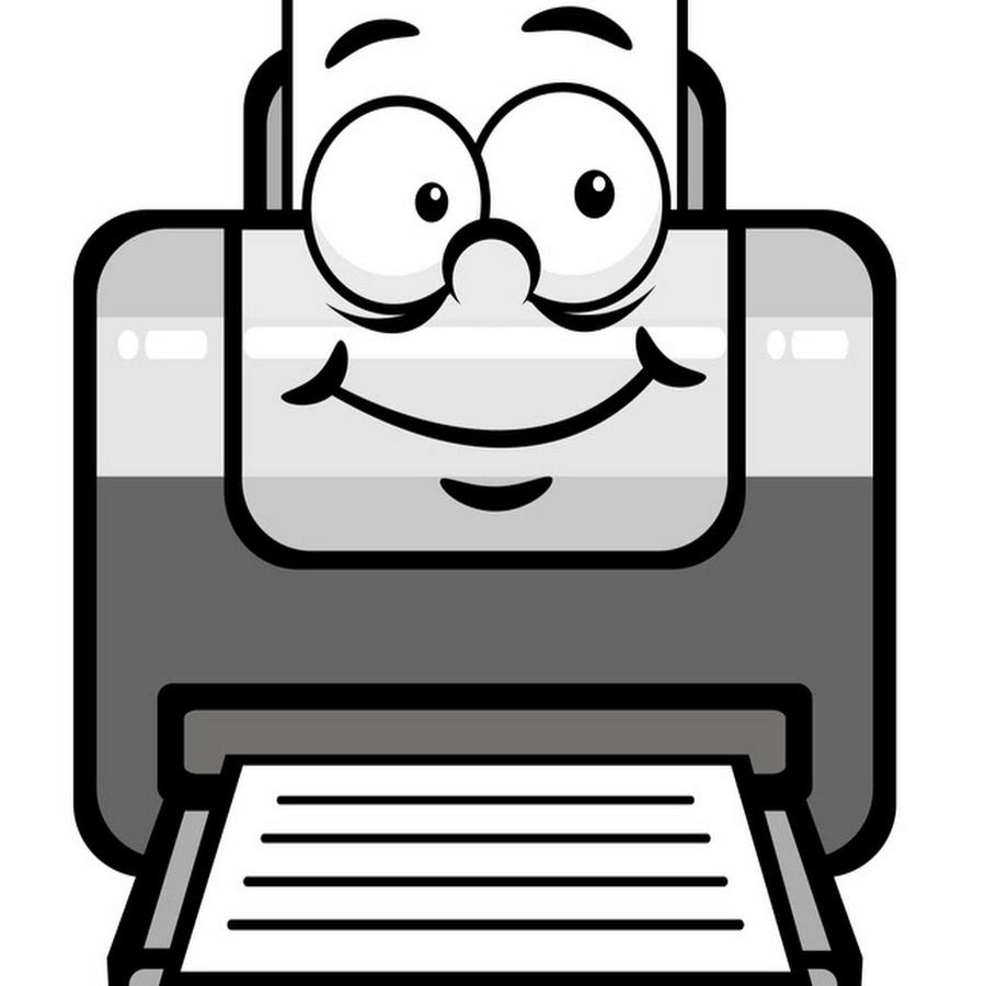 Принтер мультяшный