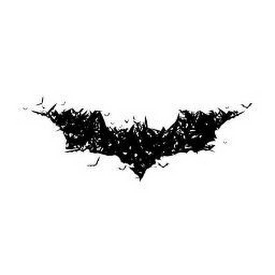 Бэтмен логотип тату