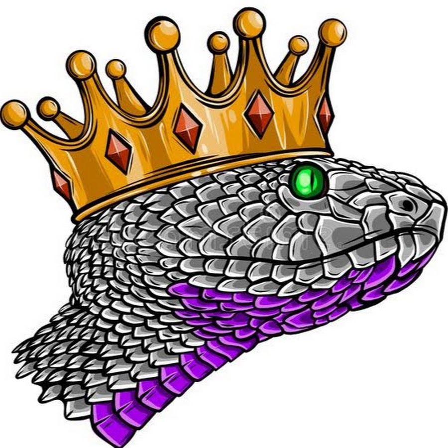 Змея с короной рисунок