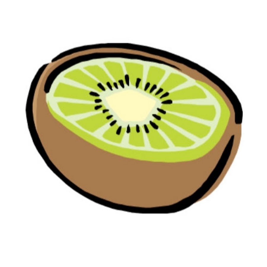 Разрез киви рисунок