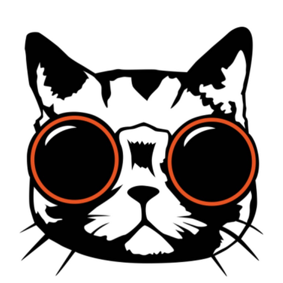 Кот в очках картинки рисунки