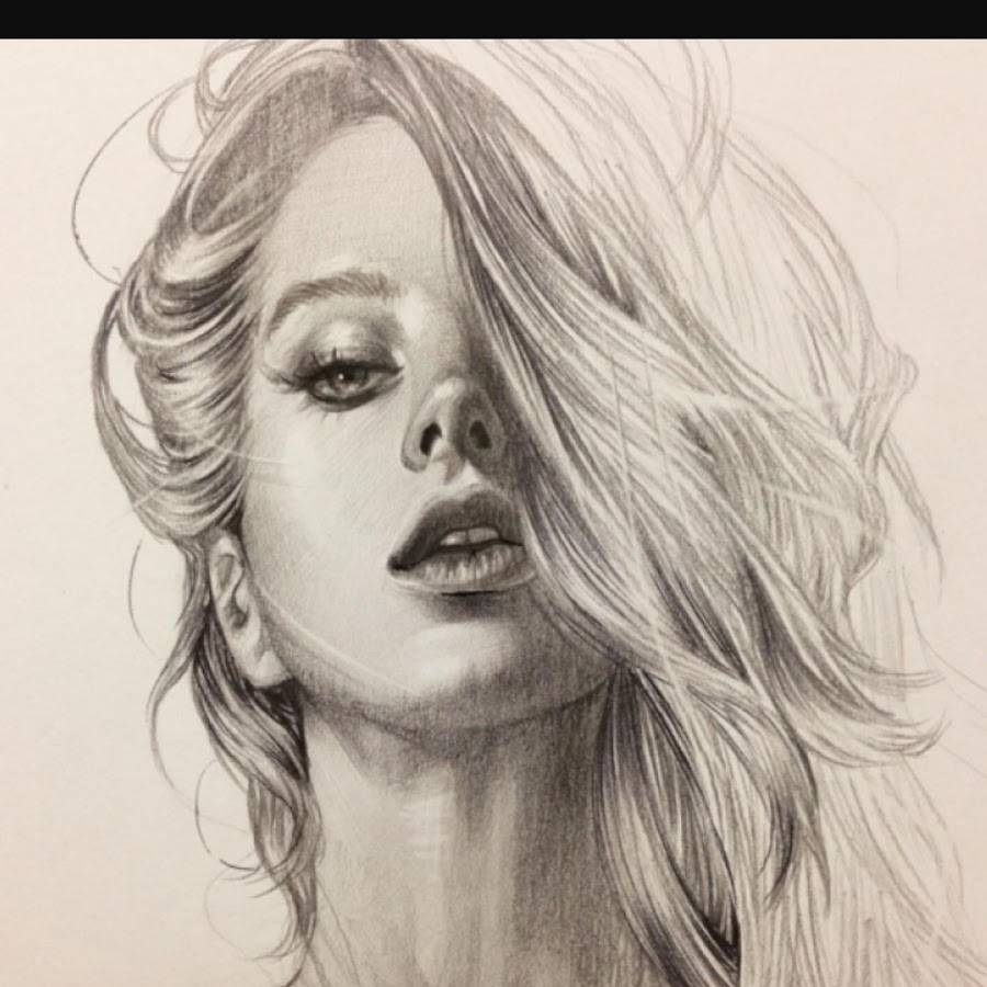 Рисунок карандашом 3д портрет