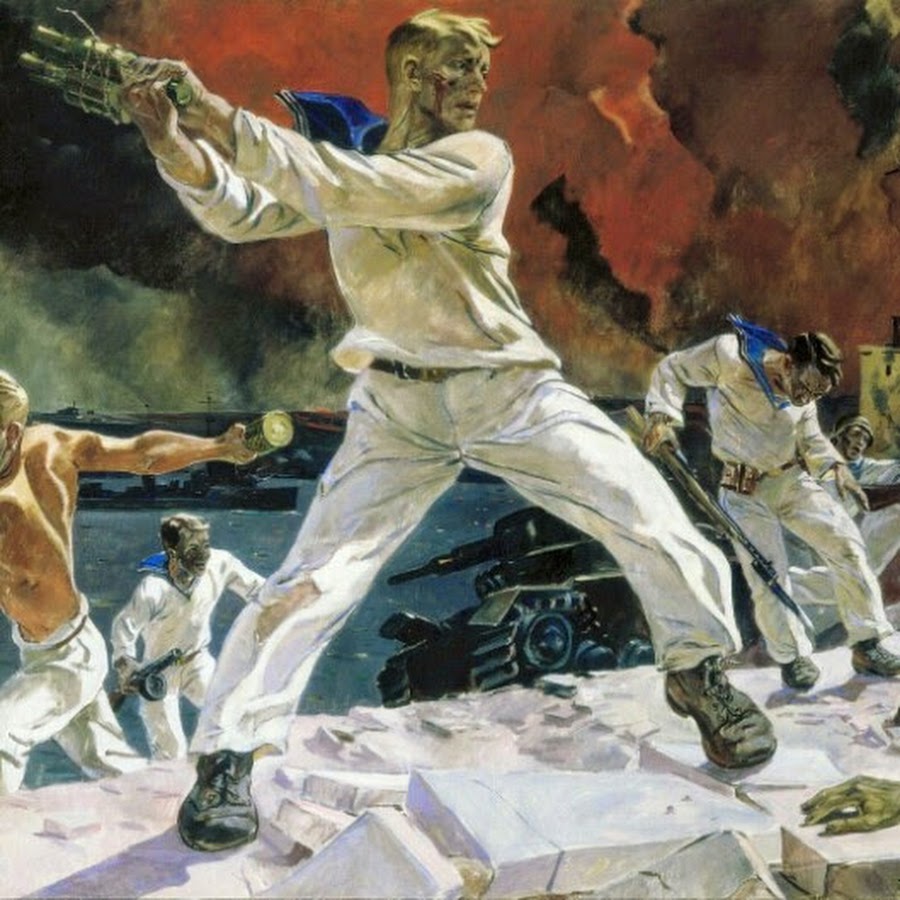 Моряки в бою