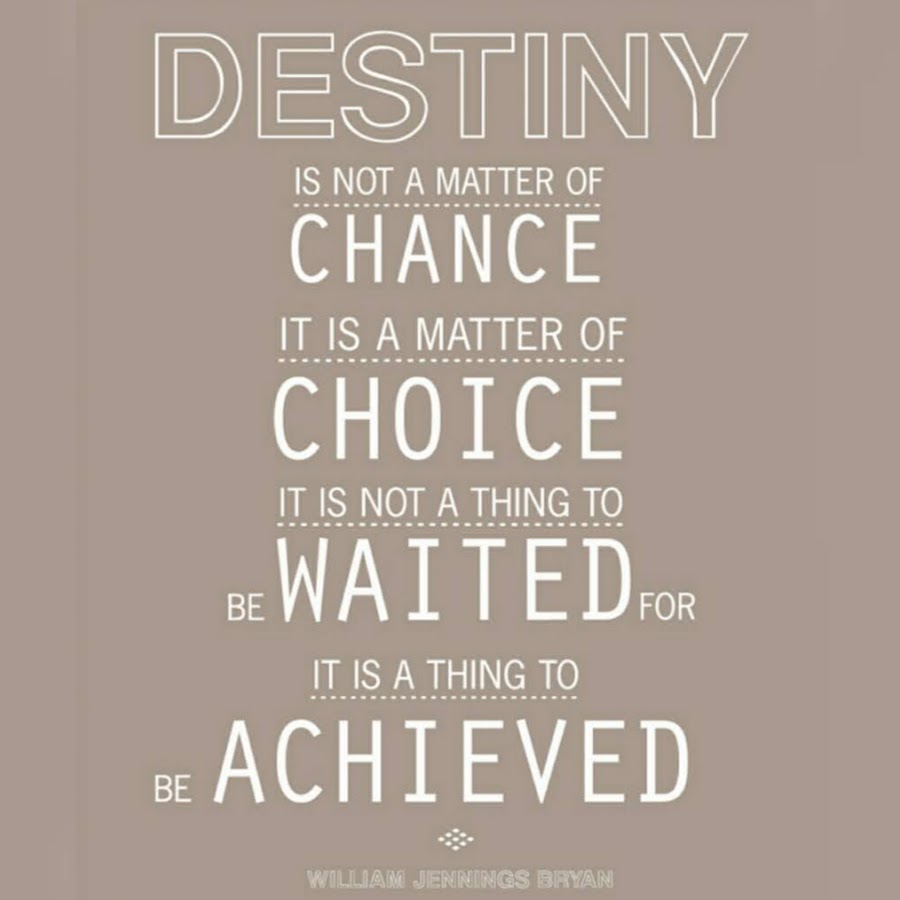 Destiny is not a matter of chance moby dick