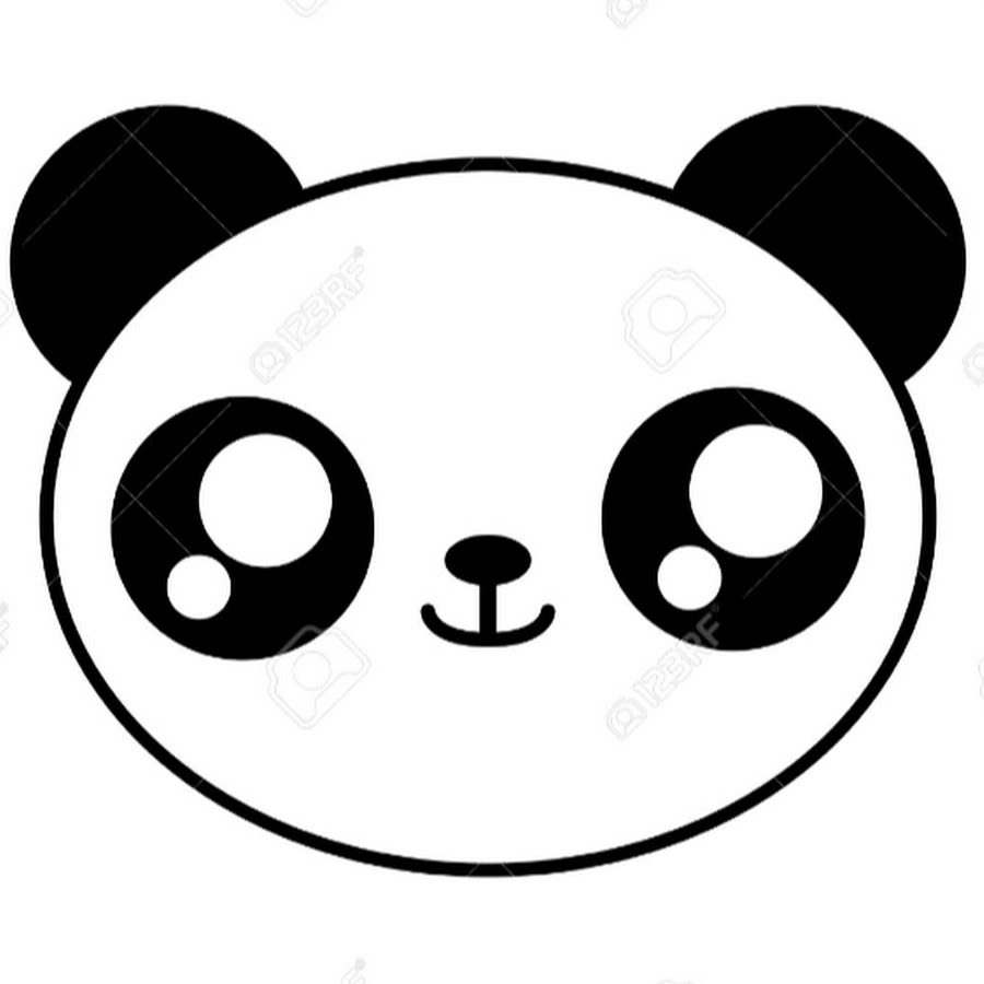 Как рисовать лицо панды
