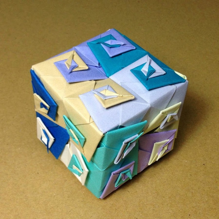 Поделка кубик из бумаги