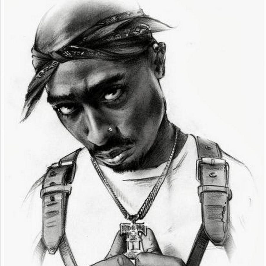 Тату 2pac эскизы