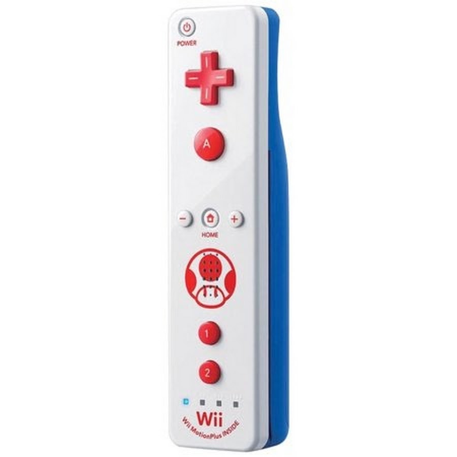 Toad Wii Remote With Wii Motion Plus Inside - YouTube