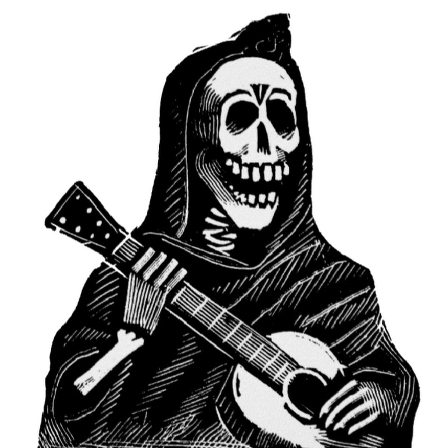 Скелет с гитарой картинки