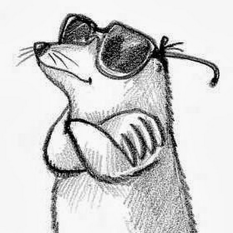 Крот милый рисунок