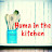 Huma in the kitchen
